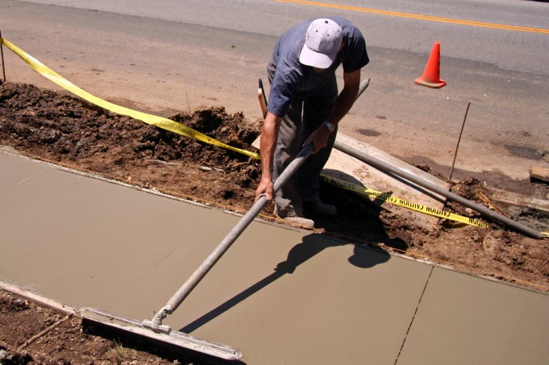 Local Sidewalk Addition pros at work